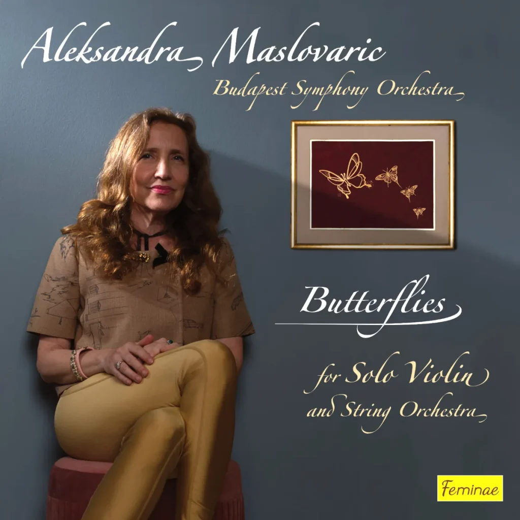 cover image for Butterflies for Solo Violin and String Orchestra
